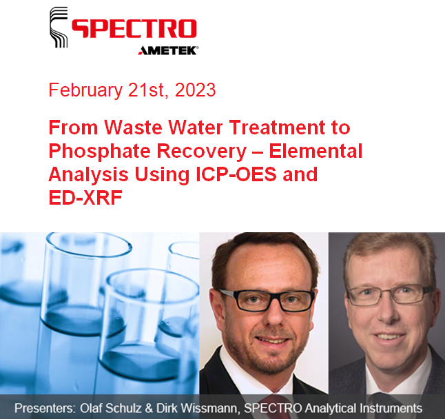 Od oczyszczania ścieków do odzyskiwania fosforanów – analiza pierwiastkowa z wykorzystaniem ICP-OES i ED-XRF