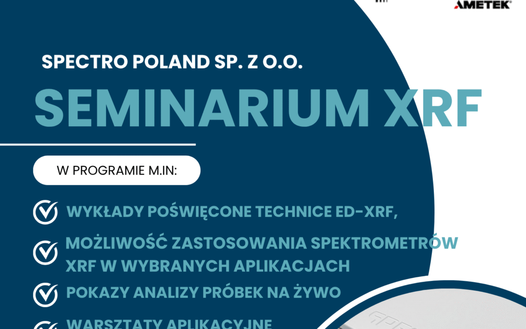 Seminarium XRF – zapraszamy!